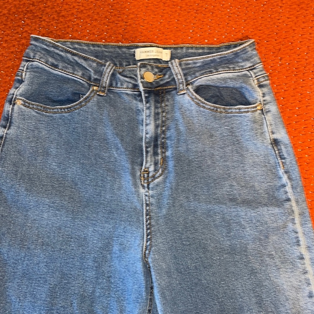Straight leg jeans